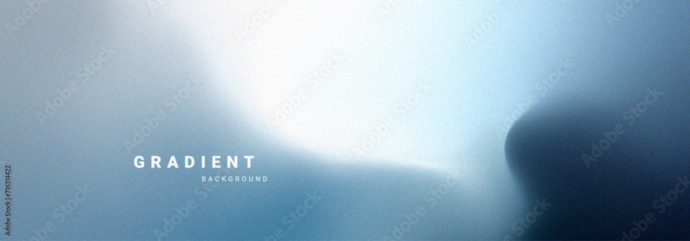 Poster Trendy gradient with noisy textured background