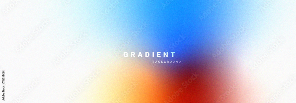 Aufkleber trendy gradient with noisy textured background