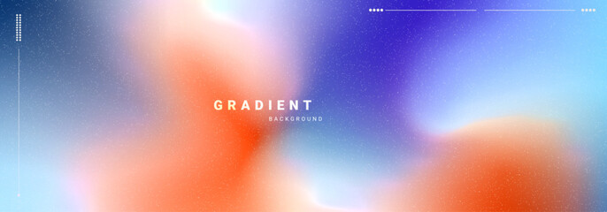 Trendy gradient with noisy textured background