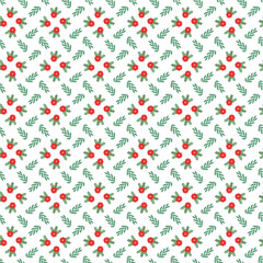 Free vector small flowers pattern.