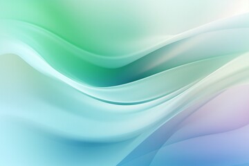 abstract background with smooth lines in  green colors