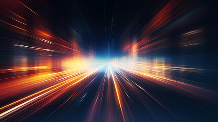 Line glowing motion blur illustration light background, energy neon light, effect bright line glowing motion blur