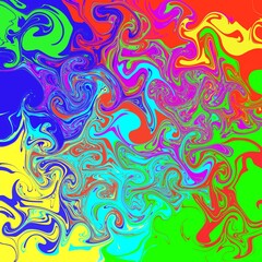 Abstract images, coloring without a certain shape, many colors, used to create wallpapers, painted many beautiful colors together.