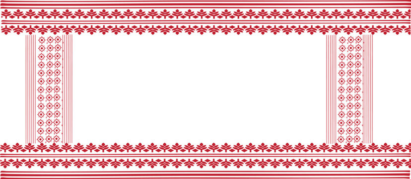 Gamusa red and white frame