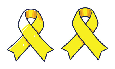 awareness ribbon set