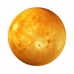 The planet mercury,  on transparency background PNG