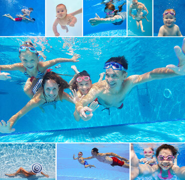 f underwater photos of  family
