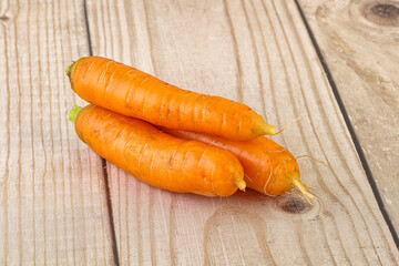 Yoiung natural organic carrot heap