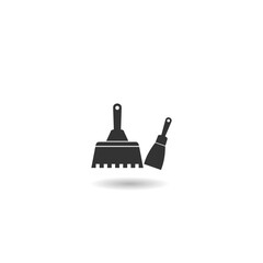 Obraz premium Putty knives icon with shadow