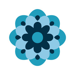 Beautiful flower shape design for various decorations.