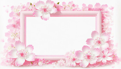 桜のフレーム,Generative AI AI画像