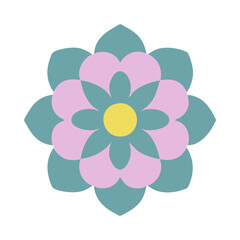 Beautiful flower shape design for various decorations.