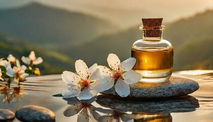 spa still life with oils