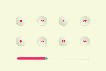 User interface elements for data analysis mobile app.