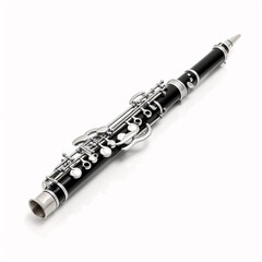 clarinet isolated on a white background