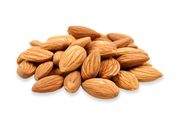 almond nuts isolated transparent background