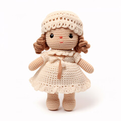 doll isolated on a white background