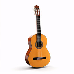 Obraz premium guitar isolated on a white background