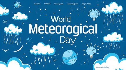  World Meteorological Day poster.