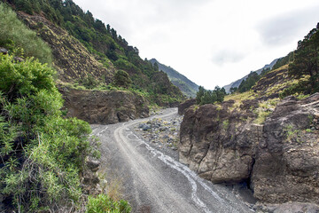 Hiking routes in the national park 