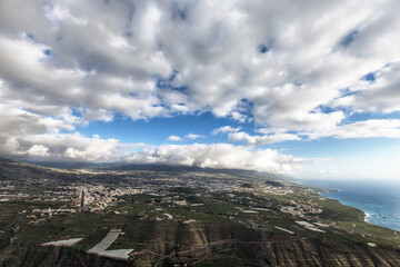View on the Aridane Valley on the island of La Palma (Canaries, Spain)