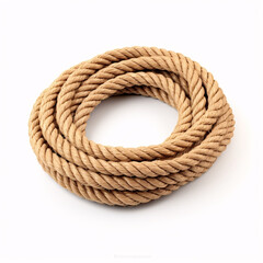 Obraz premium rope isolated on a white background