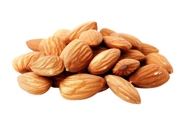 almond nuts isolated transparent background