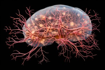 Brain Cerebral palsy, ALS, schizophrenia, bipolar disorder, neurodevelopmental disorders, cerebrovascular diseases, frontotemporal dementia, migraines, concussion, autoimmune encephalitis Illustration