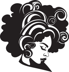 Woman vector in Black History Month