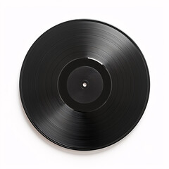 vynil record isolated on a white background
