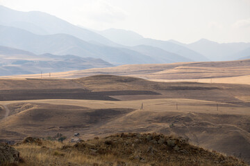Fototapeta na wymiar View of the mountains in Armenia