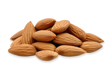 Fototapeta premium almond nuts isolated transparent background
