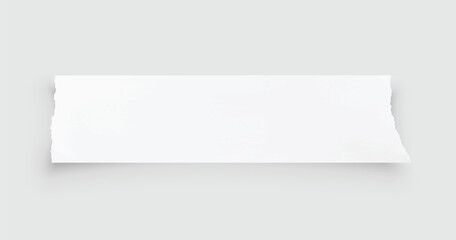 Torn paper edges. Ripped paper texture. Paper tag. White paper sheet for background with clipping path. Vector illustration.