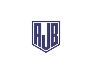 AJB Logo design vector template