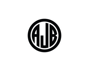 AJB Logo design vector template