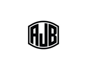 AJB Logo design vector template