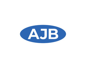 AJB Logo design vector template