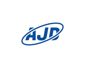 AJD Logo design vector template