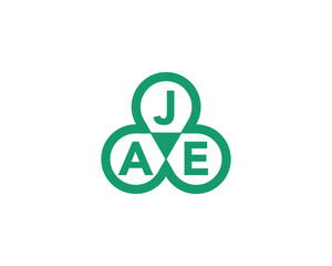 AJE Logo design vector template