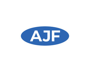 AJF Logo design vector template