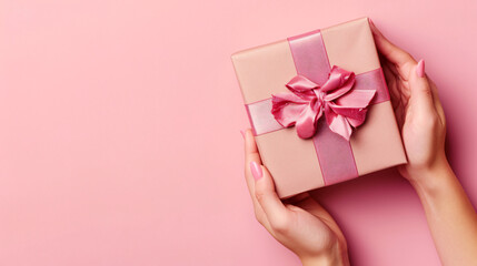 Concept of giving a gift