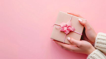 Concept of giving a gift