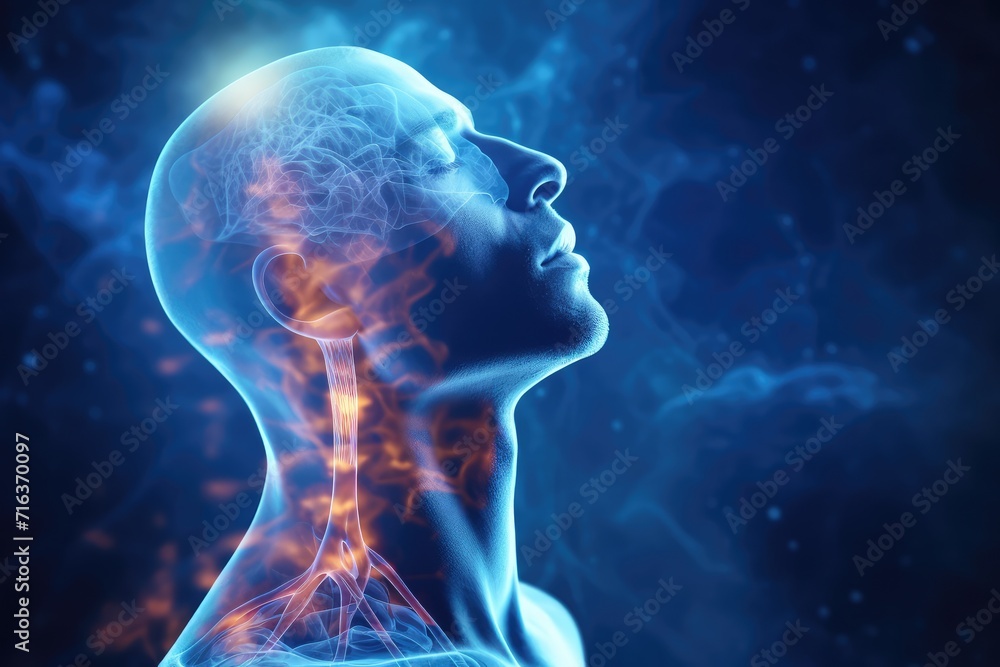 Poster brain puzzle jigsaw: training for mind fitness. energy flows through synapses, enhancing skill and n