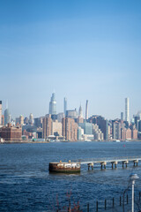 Naklejka premium city skyline