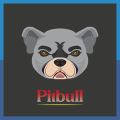 vector pitbull logo