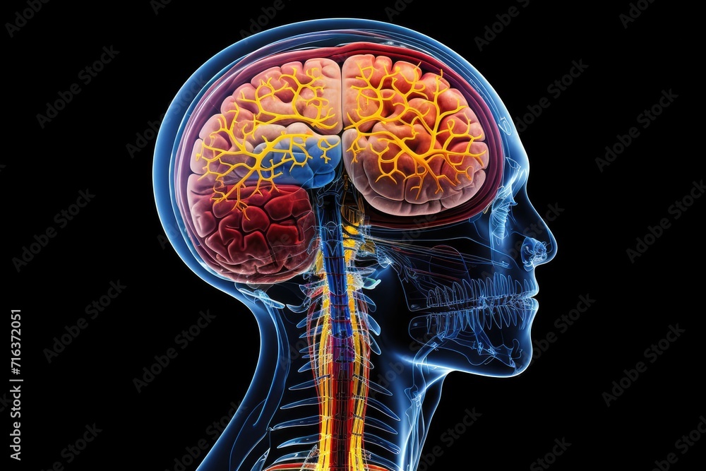 Poster spatial intelligence fornix central neural pinnacle. hypnopompic state, positive mindset science ill