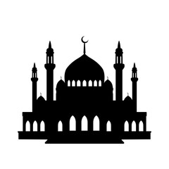 mosque silhouette simple