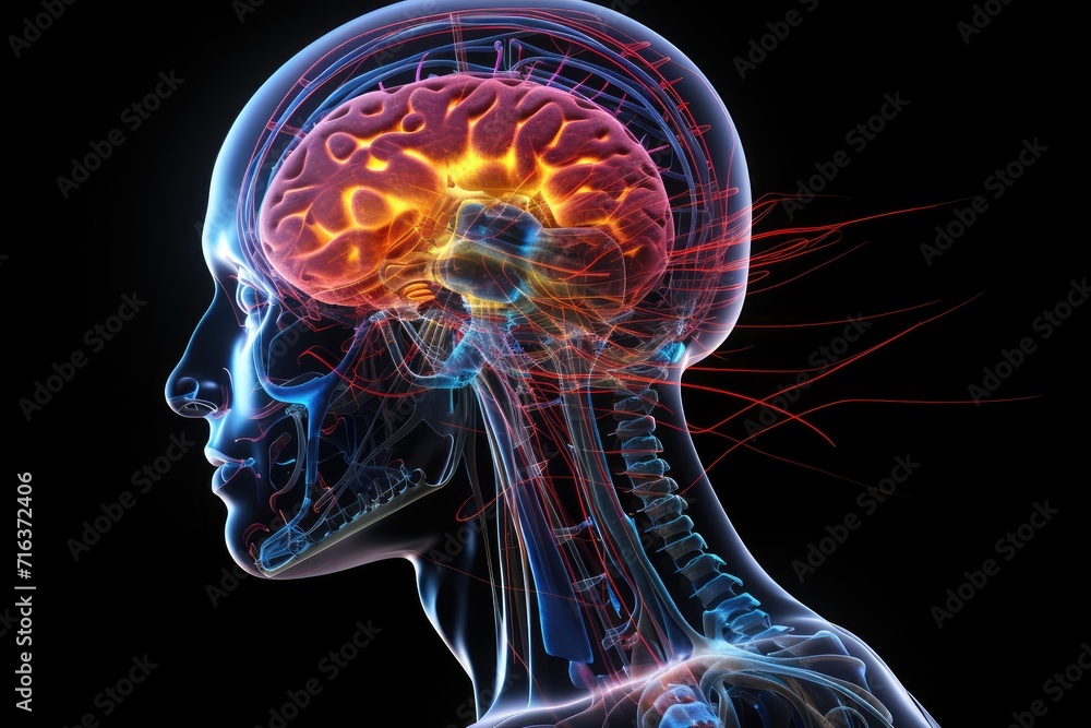 Poster spatial intelligence fornix central neural pinnacle. hypnopompic state, positive mindset science ill