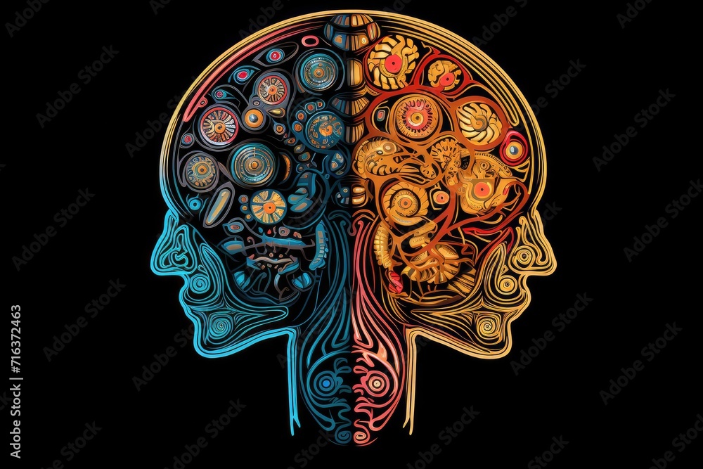 Poster spatial intelligence fornix central neural pinnacle. hypnopompic state, positive mindset science ill
