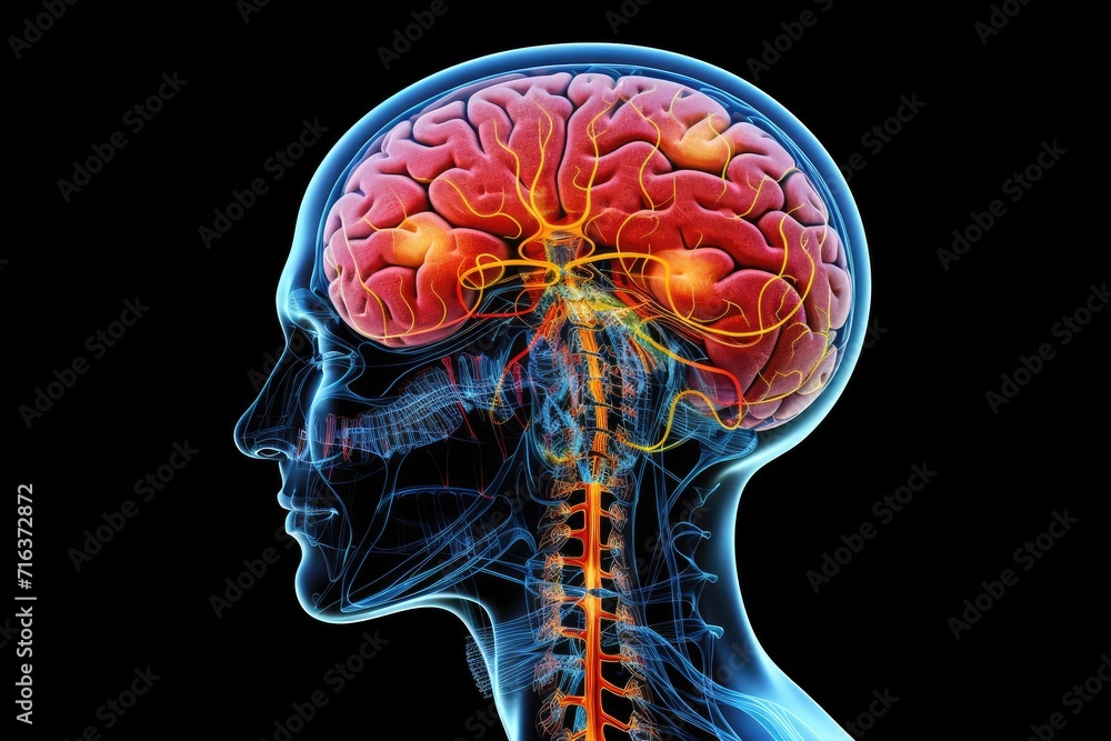 Poster spatial intelligence fornix central neural pinnacle. hypnopompic state, positive mindset science ill